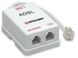 Типы разъемов для соединений ADSL