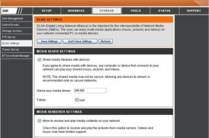 Настройка DLNA на маршрутизаторе