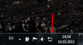 Значок сетевого подключения
