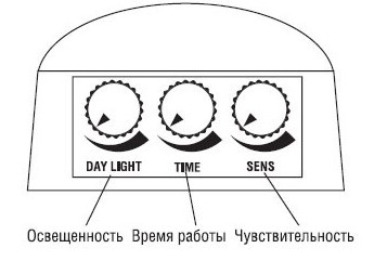 Как настроить датчик движения на прожекторе