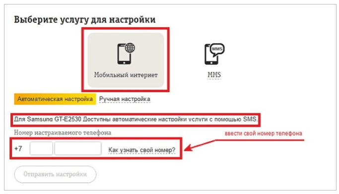 Как установить и настроить мобильный интернет на Билайн?