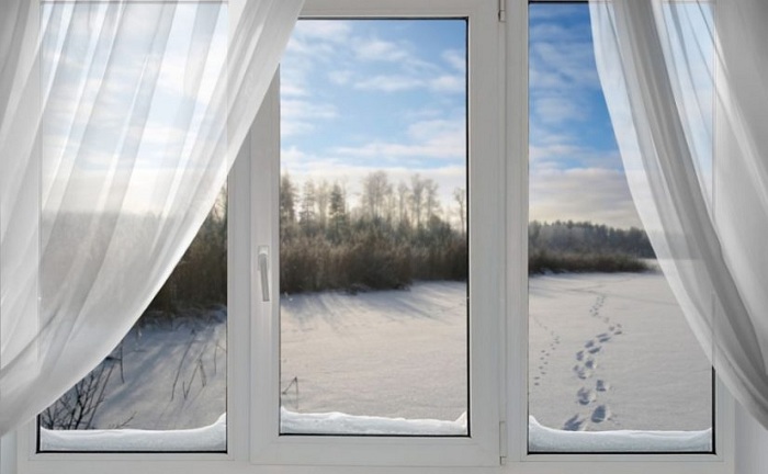 Чтобы установить окно для зимнего режима