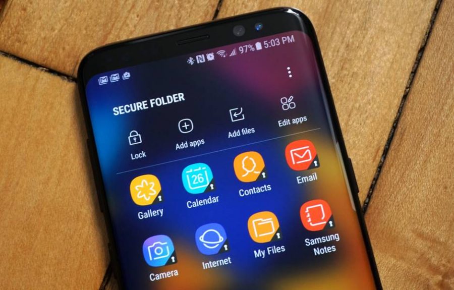 Настройка защищенных папок на Samsung Galaxy S8