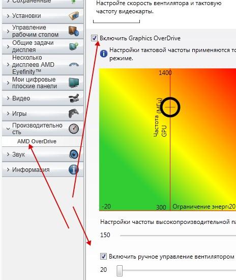 Настройка скорости вращения кулера на видеокарте