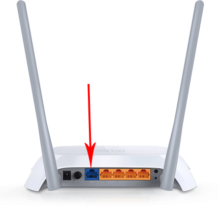 Разъем для интернета на роутере
