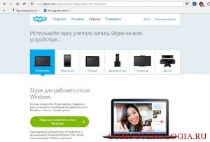 Программа Skype для Windows