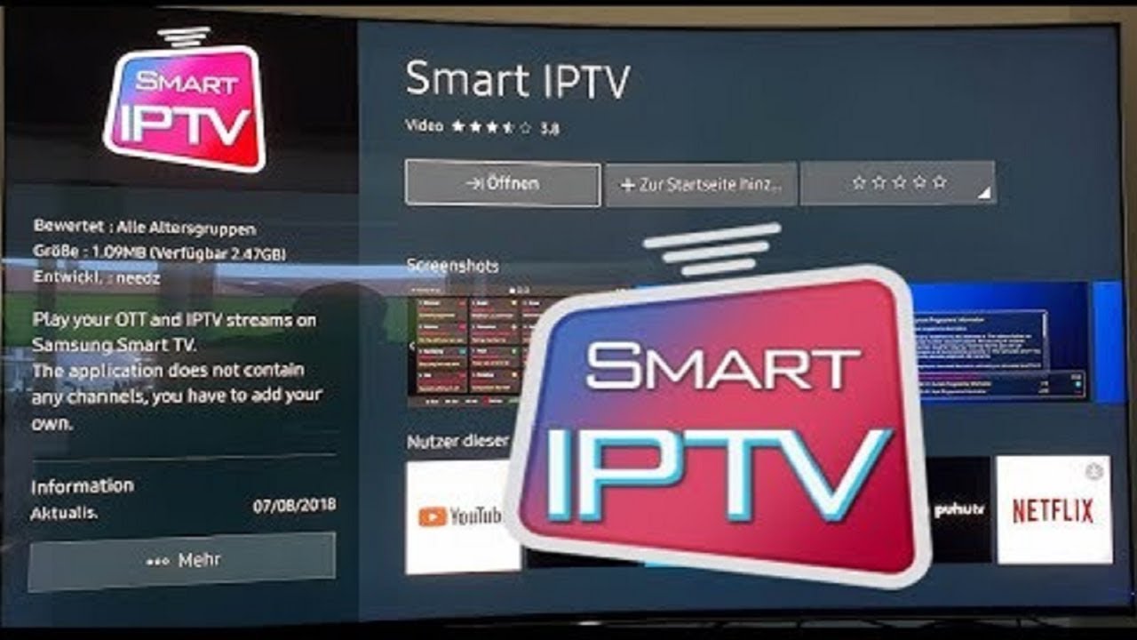 Как смотреть IPTV на телевизоре Samsung Smart TV