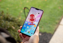 Чтобы записать вызов на Huawei
