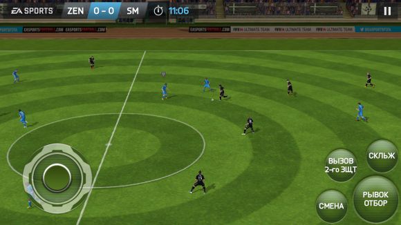 Обзор игры FIFA 14 для Android