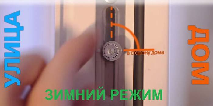 Схема регулировки окна