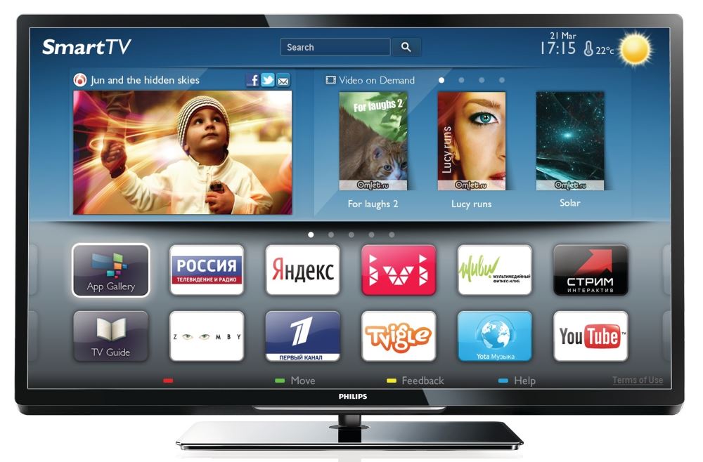 Philips Smart TV - возможности без границ