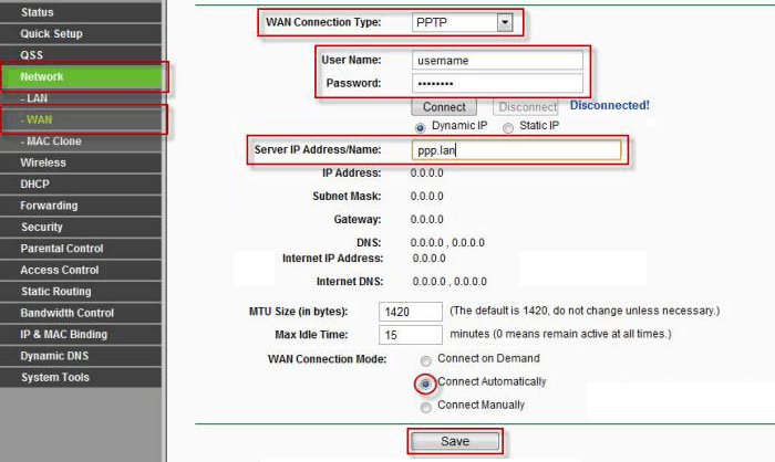 как настроить маршрутизатор tp link tl wr841n