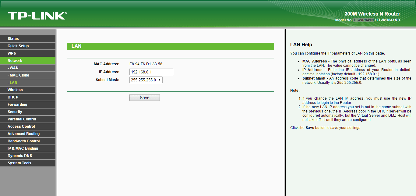 Как настроить wifi роутер tl wr841n -7