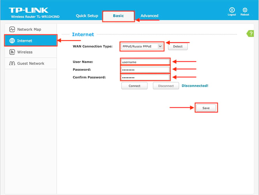 Подключение и настройка роутера TP-Link