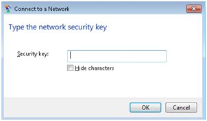 Ввод пароля для сети