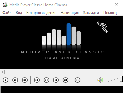 Классический пользовательский интерфейс Media Player