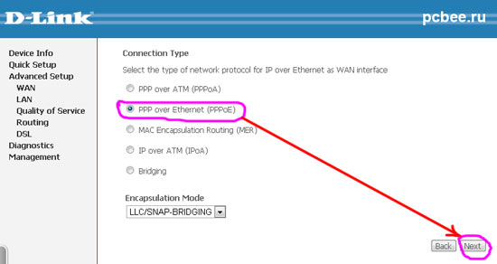 Настройка ADSL-соединений