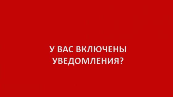 Установили ли вы оповещение о канале YouTube?