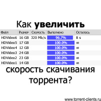 Как увеличить скорость торрента