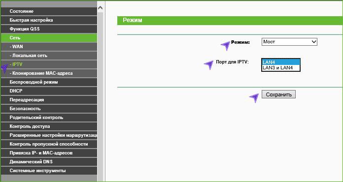 Настройка IPTV