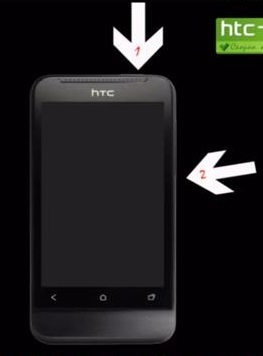 комбинация клавиш для рекавери на htc устройствах 