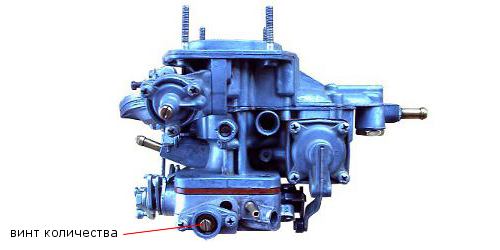 винт количества топливной смеси карбюратора 2105 , 2107 Озон