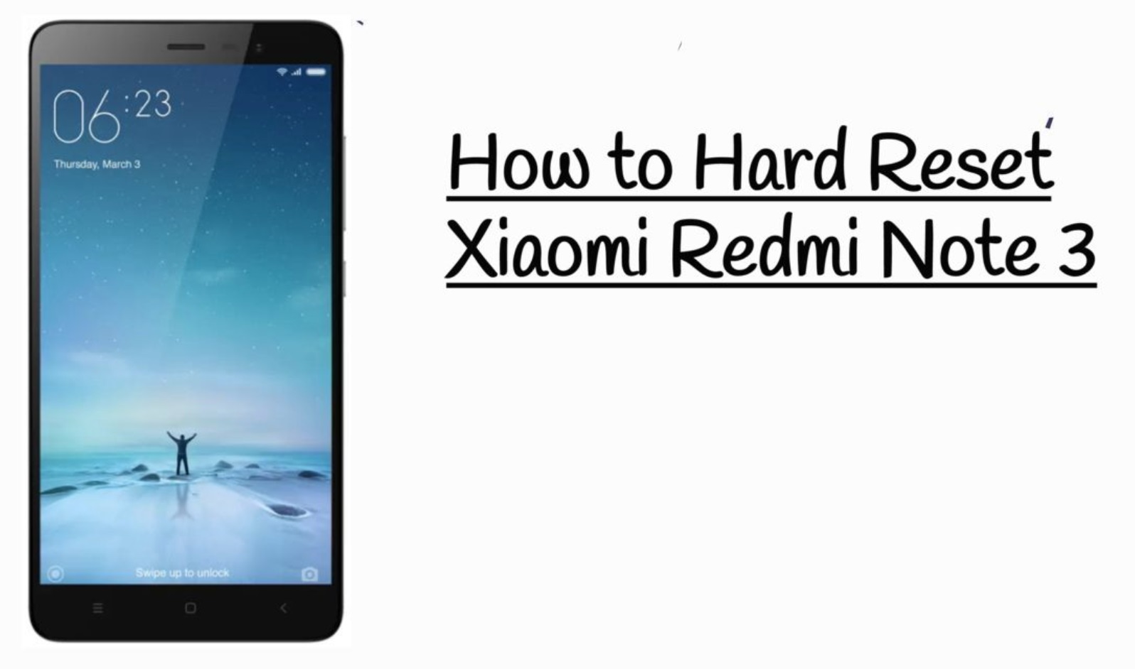 Жесткий сброс настроек Xiaomi Redmi Note 4