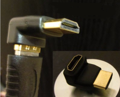 Угловой адаптер HDMI